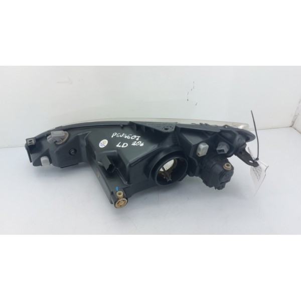 Farol Foco Simples Direito Liso Peugeot 206 E 206 Sw 05 A 20