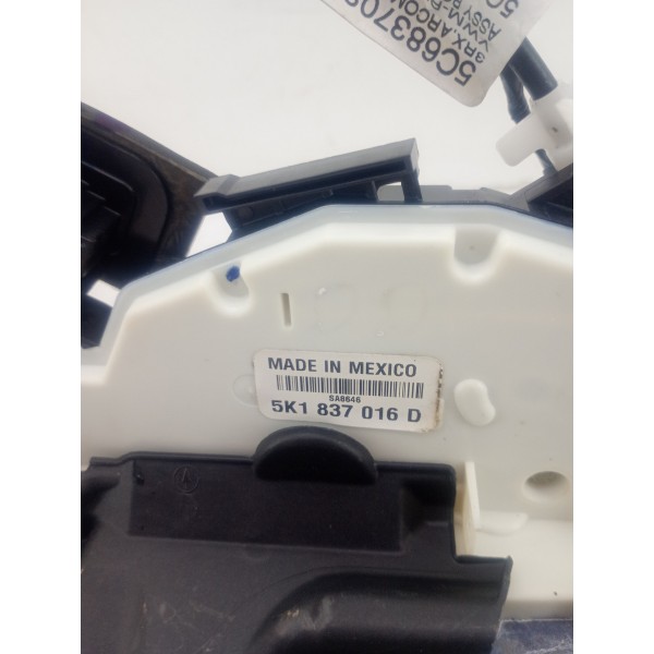 Fechadura Porta Dianteira Direita Golf 2015 5k1837016d