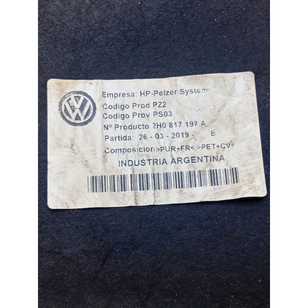 Forro Corta Fogo Cofre Motor Amarok V6 2010 2011 2012 A 2017