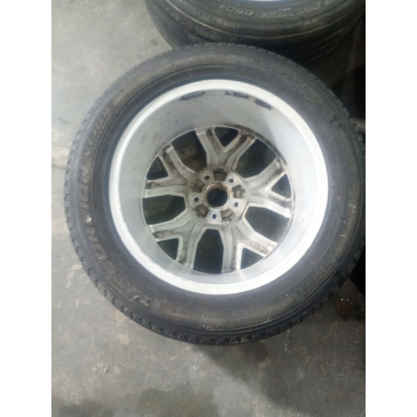 Jogo Roda Volcano Cor Prata Amarok V6 Aro 18
