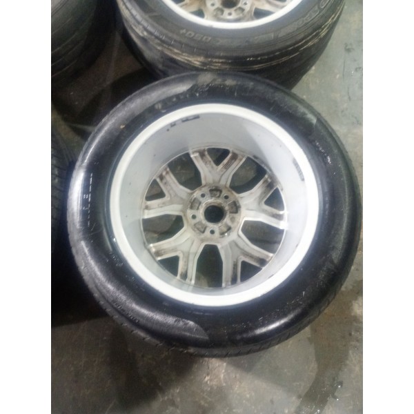 Jogo Roda Volcano Cor Prata Amarok V6 Aro 18