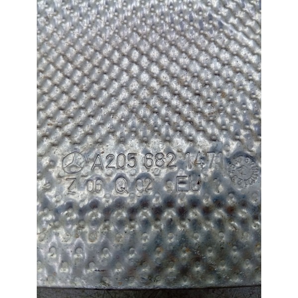 Protetor Térmico Escape Mercedes C180 2017 A2056821471 Amarelo