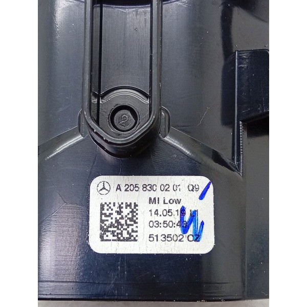 Difusor De Ar Central Mercedes C180 16/19a2058300201
