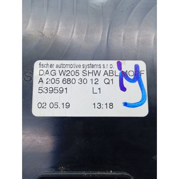 Porta Objtos Console Central Mercedes C180 15/19 A2056803012