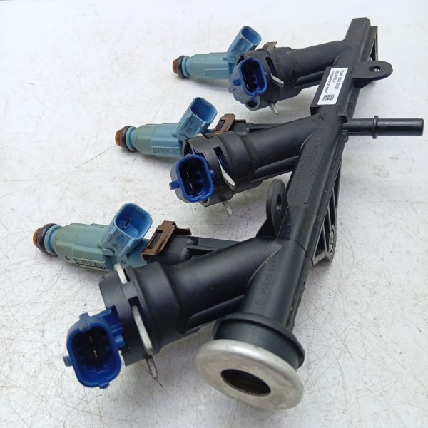 Kit Flauta E Bico Injetor Ford Ka 1.0 3cc 17/19 E3b59v45f