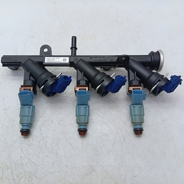 Kit Flauta E Bico Injetor Ford Ka 1.0 3cc 17/19 E3b59v45f