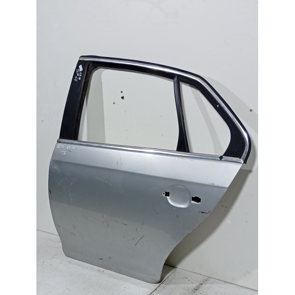Porta Traseira Esquerda Vw Jetta 2007 A 2010 Traseira Esquerda Prata