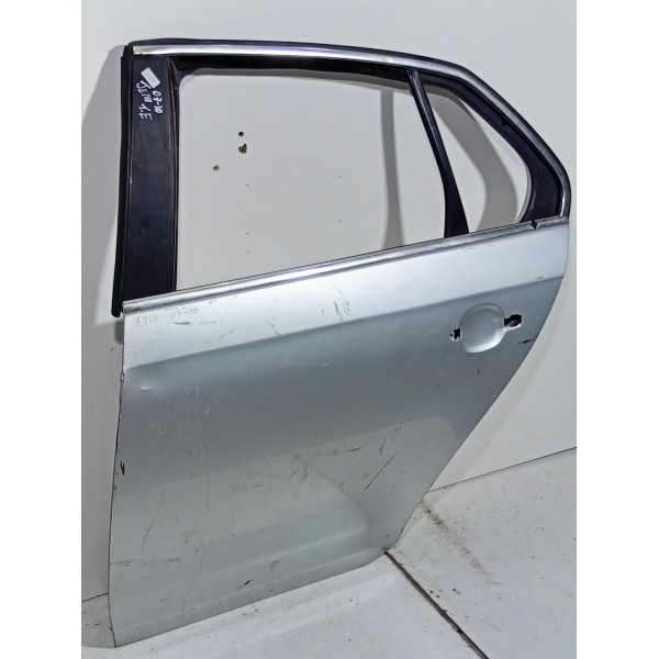 Porta Traseira Esquerda Vw Jetta 2007 A 2010 Traseira Esquerda Prata
