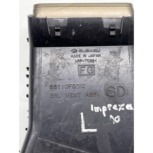 Difusor A/c Delantero Izq Subaru Impreza Sedan 2008 A 2012
