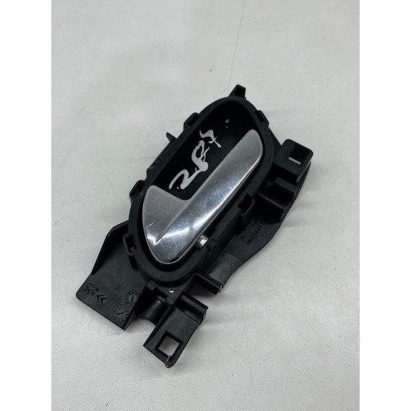 Maçaneta Porta Interna Dian\esq Citroen Aircross 2013 A 2016 Prata