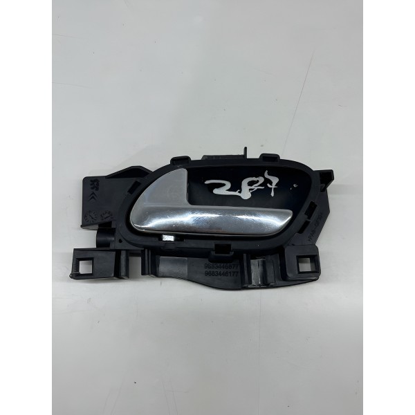 Maçaneta Porta Interna Dian\esq Citroen Aircross 2013 A 2016 Prata