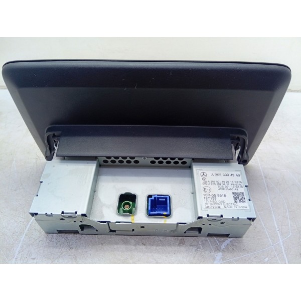 Tela Central Multimídia Mercedes C180 2015 A 2019