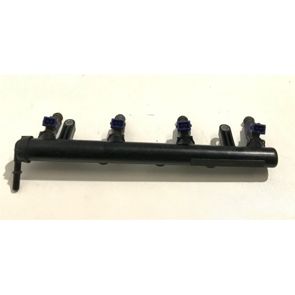 Flauta Com Bicos Injetor Chevrolet Ônix 1.4 2013 A 2018