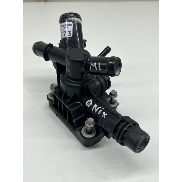 Carcaça Flange Válvula Termostática Onix Turbo 2020 A 2021