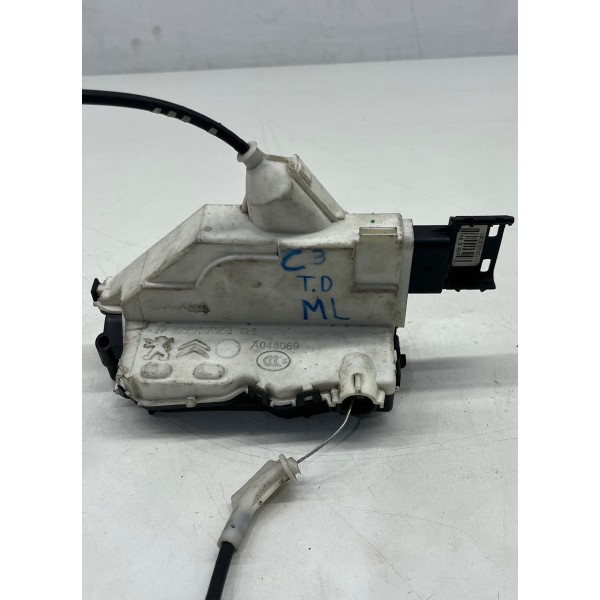 Fechadura Tras Porta Dir Peugeot 308 2013 A 2017