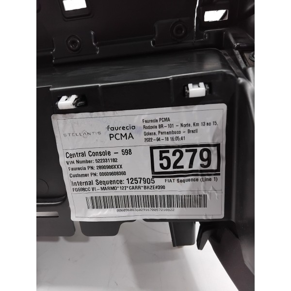 Acabamento Console Central Esq Dir Commander 2022 A 2023