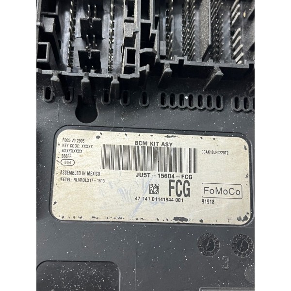 Módulo Central Bcm Ford Ka 2014 A 2019