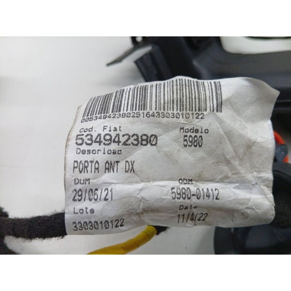 Chicote Porta Dianteira Direita Jeep Commander 2022 A 2023