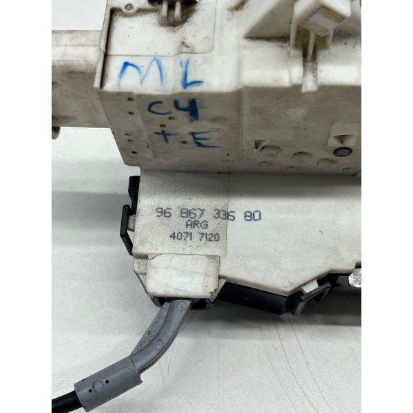 Fechadura Porta Traseira Esquerda Citroen C4 2007 A 2012