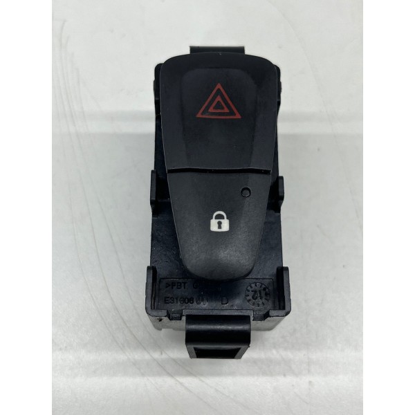 Botão Pisca Alerta Trava Renault Logan  2014  A 2020