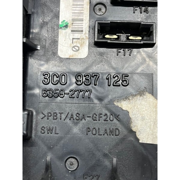 Caixa Fusível Vw Passat Jetta 2.0 Tsi 2010 A 2011 3c0937125