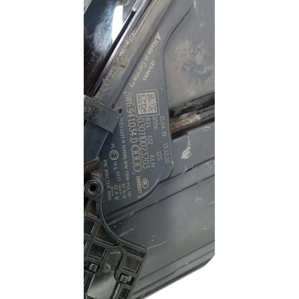 Par De Farol Direito Audi A5 S5 Rs5 Full Led 2016 A 2020 Ambos Lados