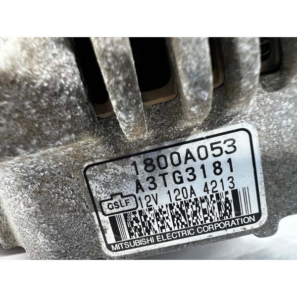 Alternador Asx Lancer Outlander 2.0 2014 A 2020 1800a053