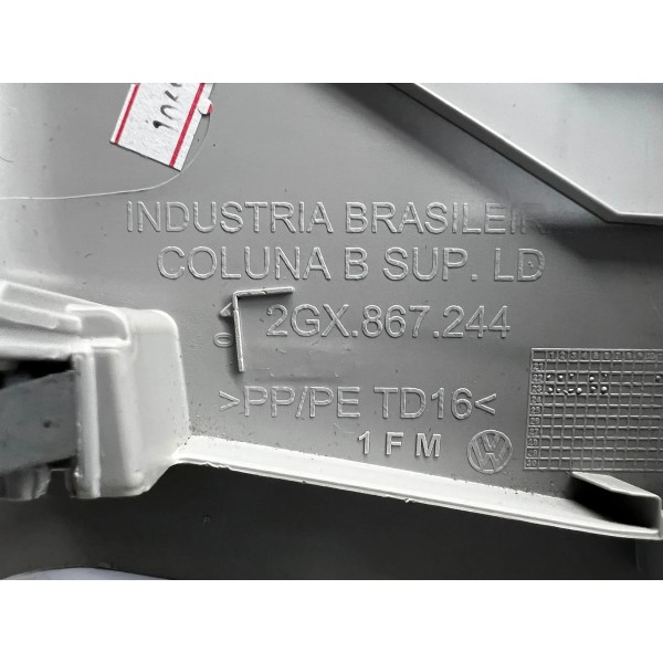 Acabamento Coluna Cent. Direita Volkswagen Polo 2023 A 2024