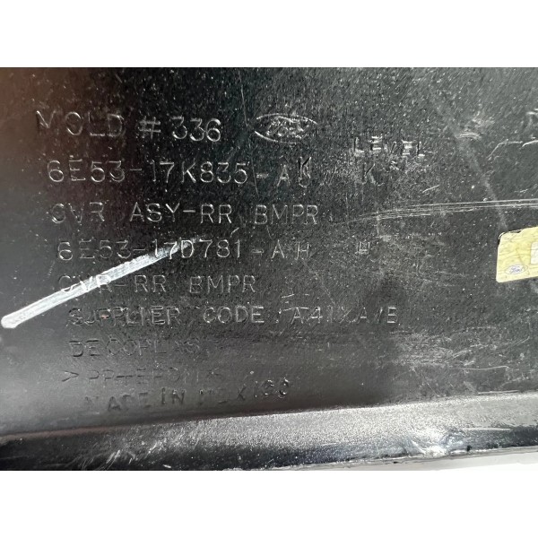 Parachoque Traseiro Ford Fusion 2006 A 2009