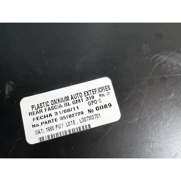 Parachoque Traseiro Chevrolet Captiva 2008 A 2012