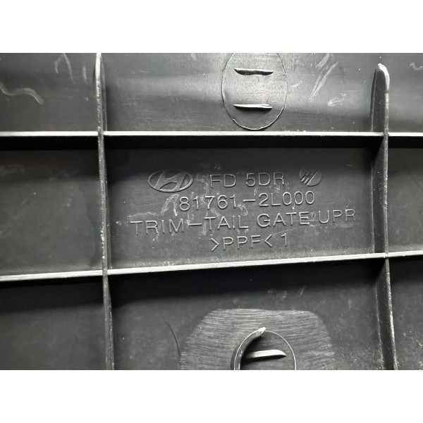 Acabamento Interno Tampa Traseira Hyundai I30 2009 A 2012 Preto