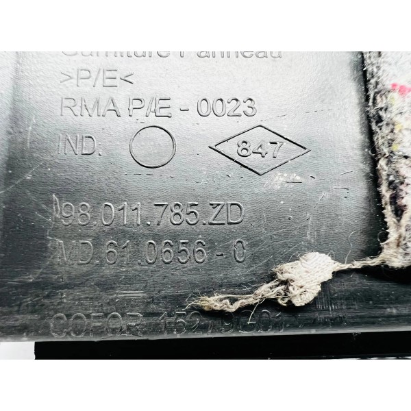 Moldura Porta Malas Peugeot 208 2014 A 2016