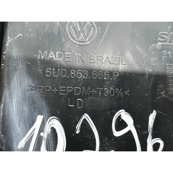 Par Grade Moldura Farol Milha Volkswagen Gol G8 2017 A 2022
