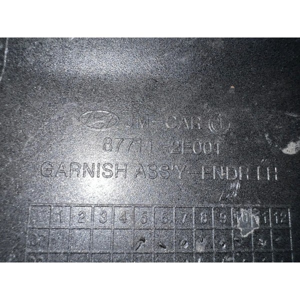 Moldura Vao Roda Dianteiro Esquerda Tucson 2005 A 2015