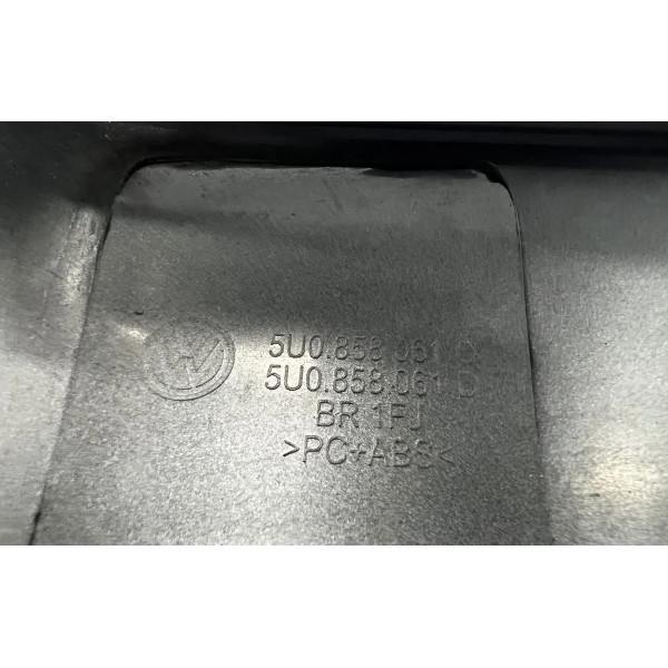 Moldura Painel Central Rádio Volkswagen 2013 A 2016 Preto