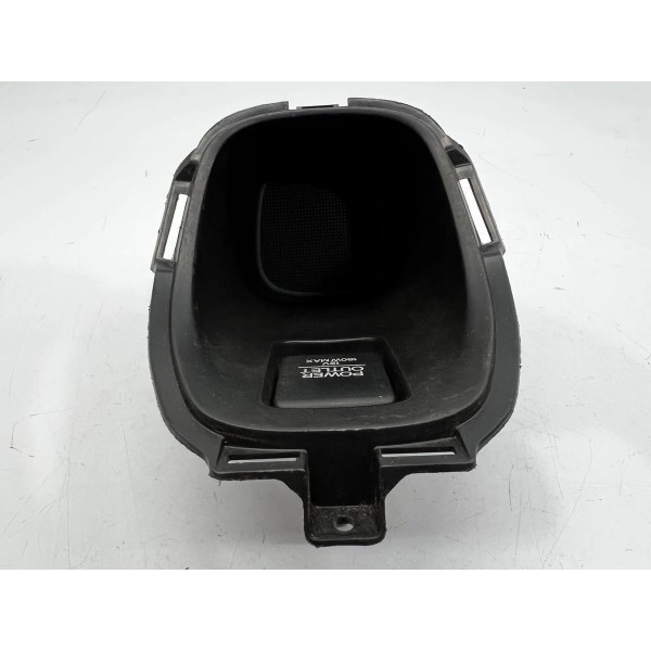 Moldura Tomada 12v Honda Hr-v 1.8 2019 A 2021 Preto