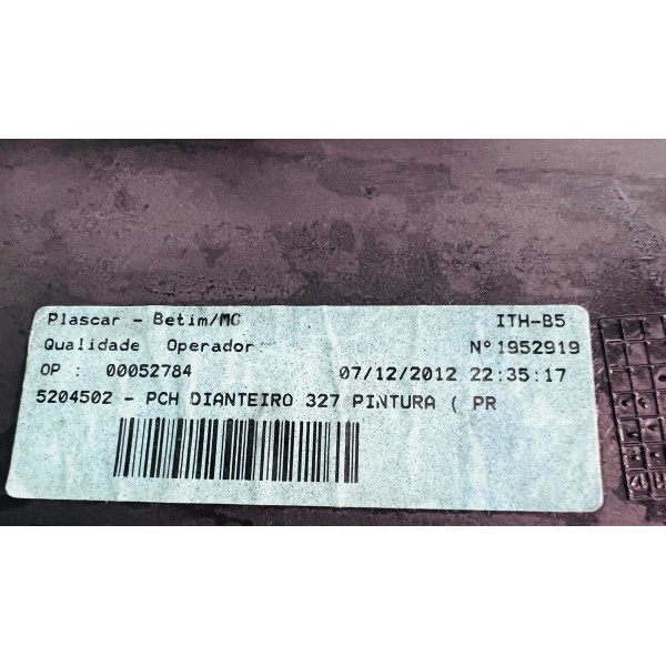 Parachoque Dianteiro Fiat Uno Sport 2011 A 2014