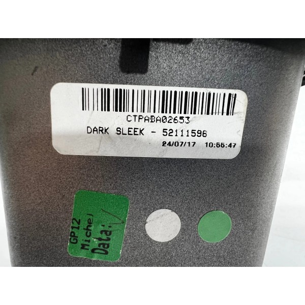 Moldura Painel Central Chevrolet Spin 2013 A 2017 Prata E Preto