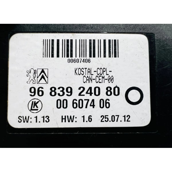 Sensor De Chuva Citroen  C3 Picasso 2011 A 2020